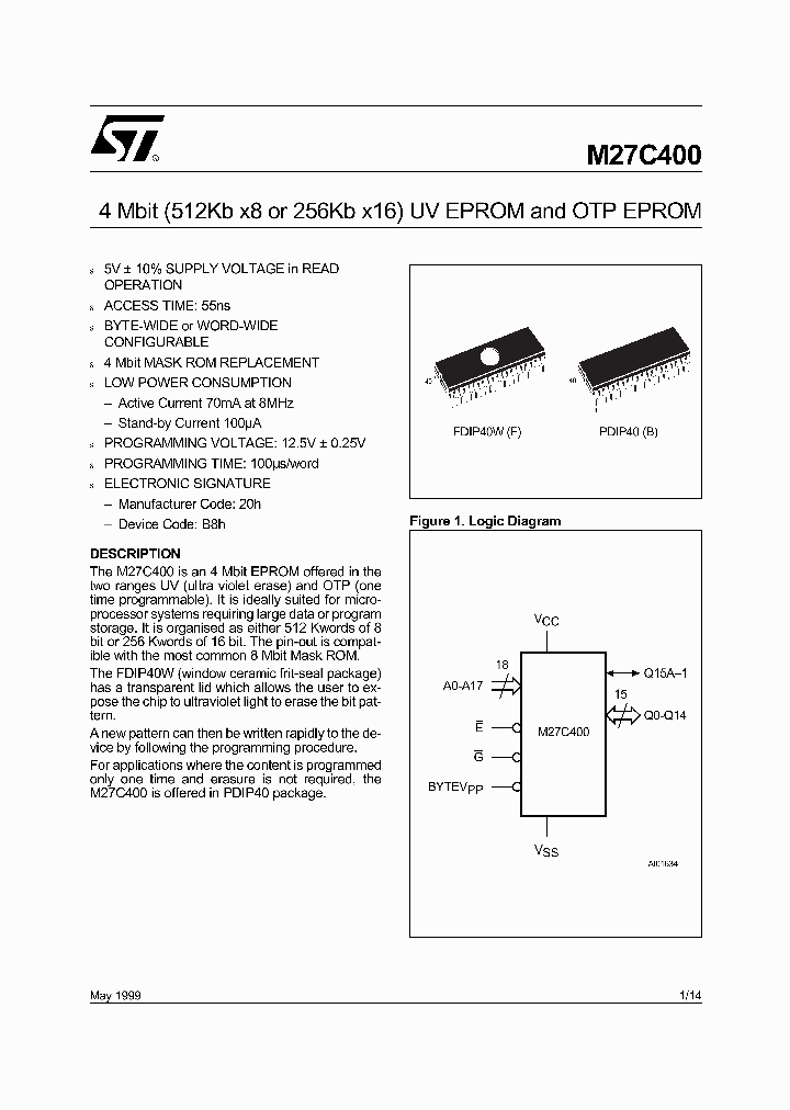 M27C400_349128.PDF Datasheet