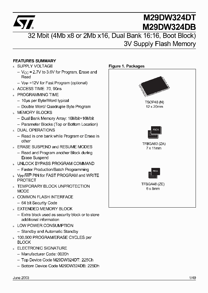 M29DW324DT_343589.PDF Datasheet