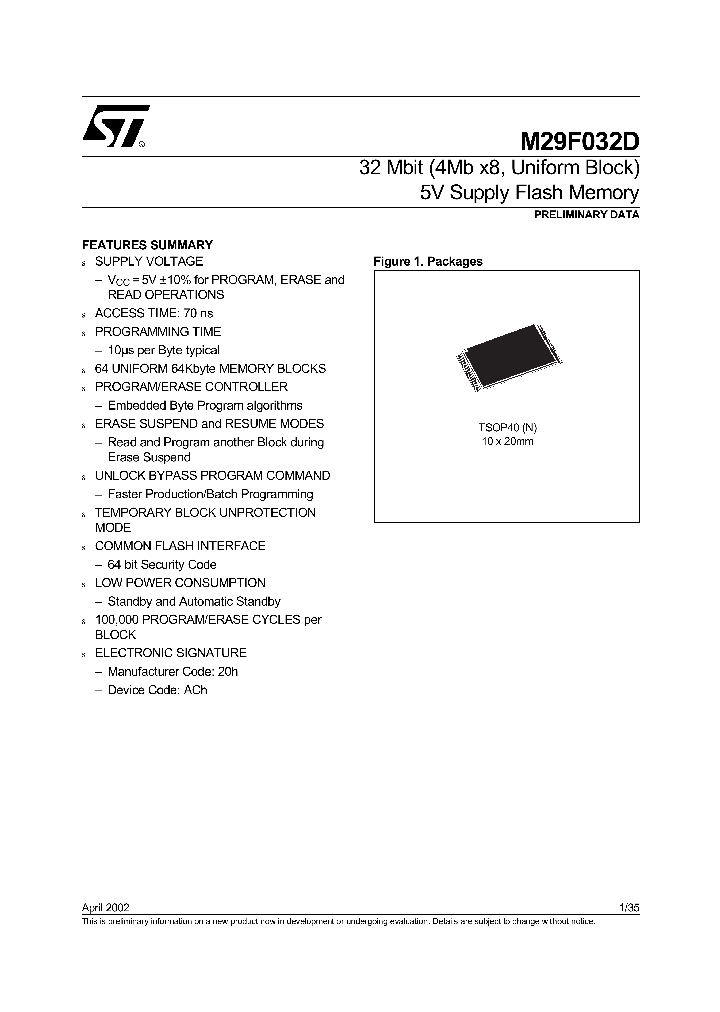 M29F032D_320803.PDF Datasheet