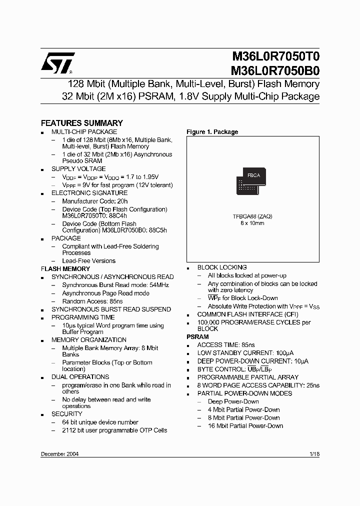 M36LLR8760_381695.PDF Datasheet