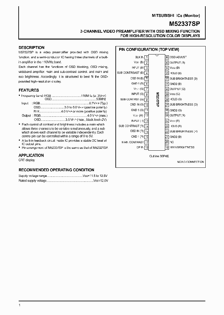 M52337SP_179973.PDF Datasheet