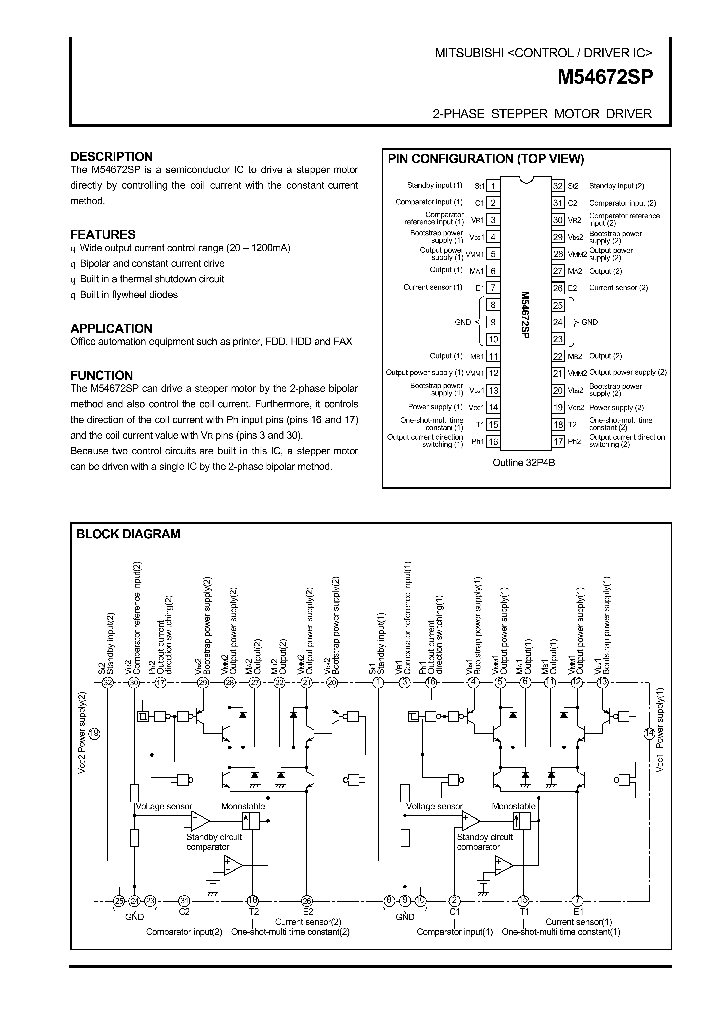 M54672SP_350100.PDF Datasheet