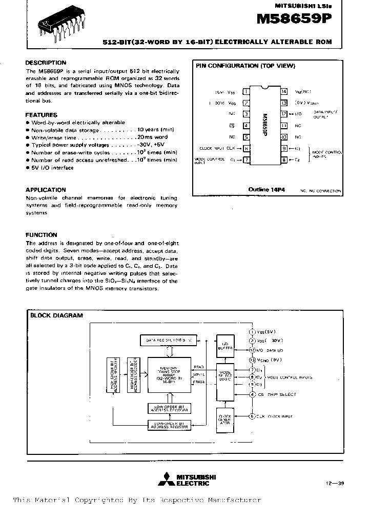 M58659P_189157.PDF Datasheet