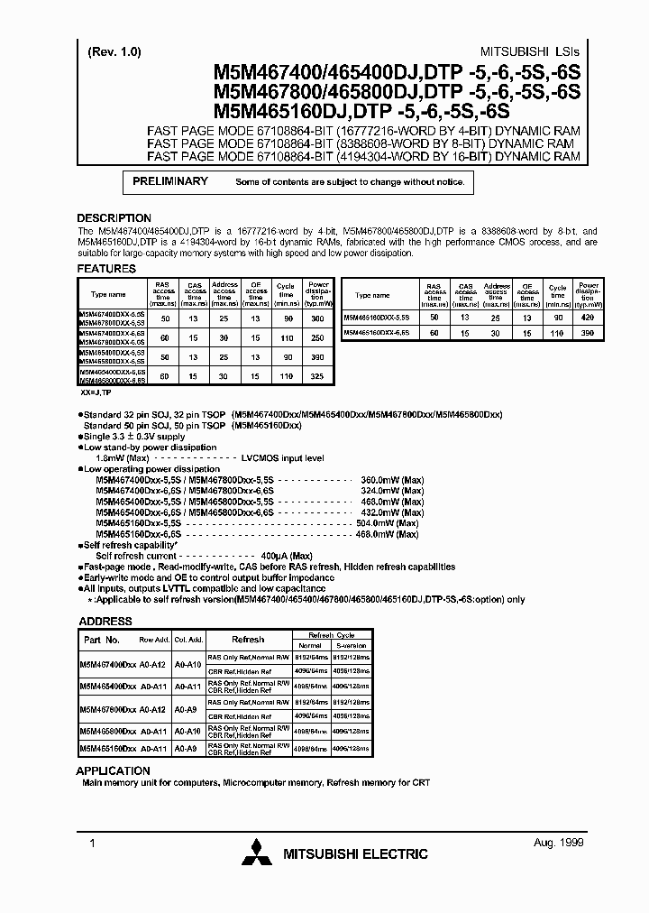 M5M467400DJ_160916.PDF Datasheet