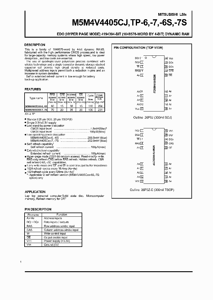 M5M4V4405CJ_29330.PDF Datasheet