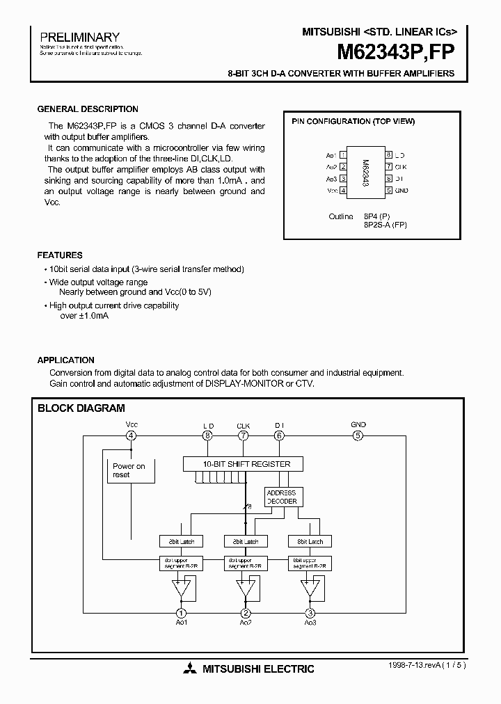 M62343FP_335417.PDF Datasheet