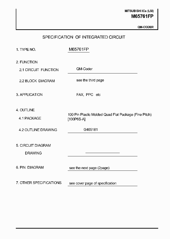 M65761FP_308997.PDF Datasheet