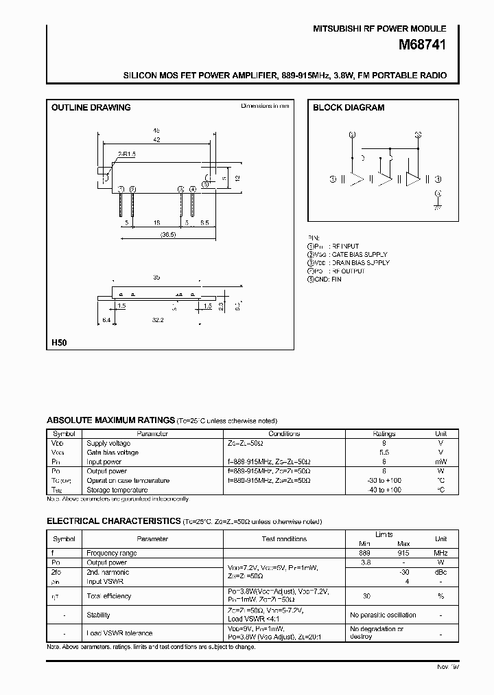 M68741_330889.PDF Datasheet