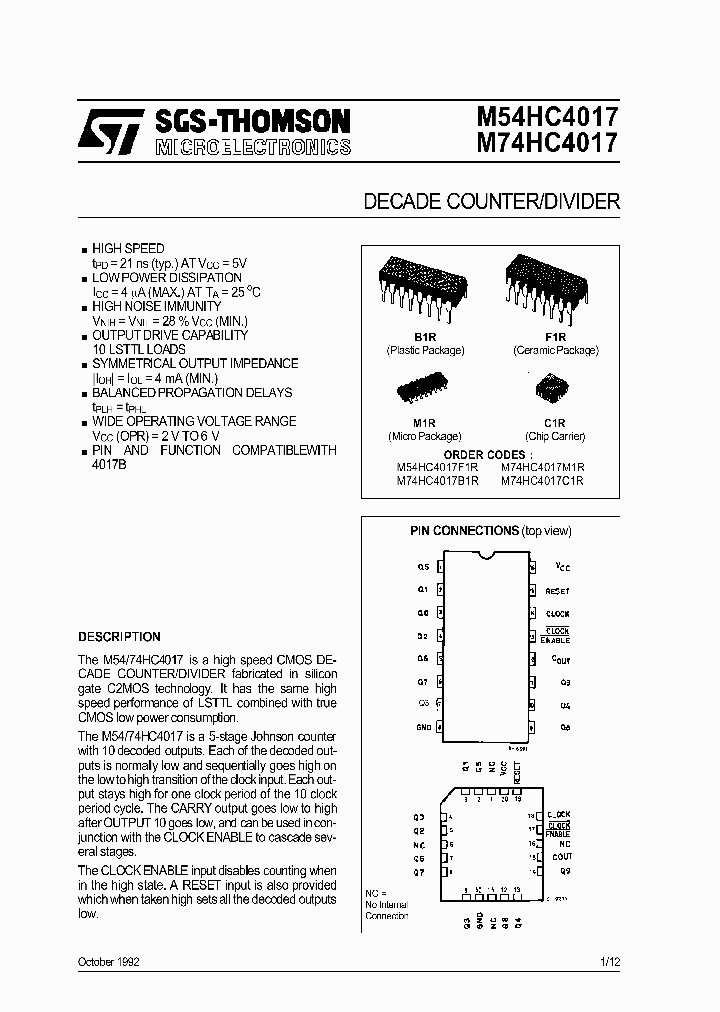 M54HC4017_174794.PDF Datasheet