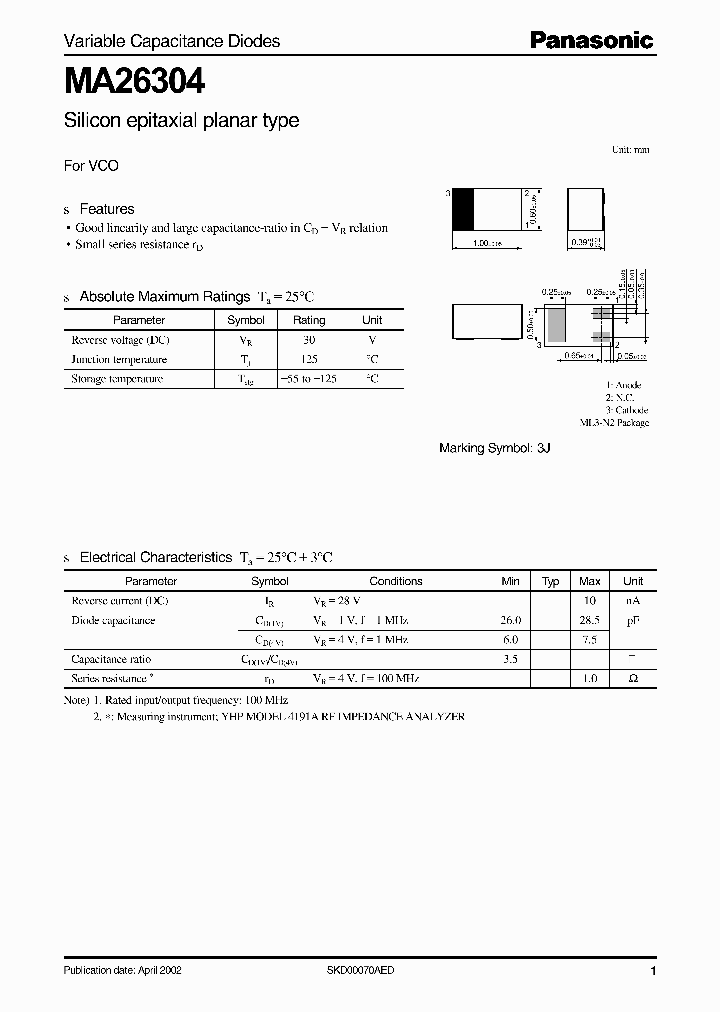 MA26304_199120.PDF Datasheet
