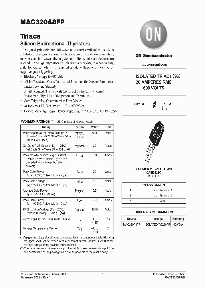 MAC320A8FP_317182.PDF Datasheet