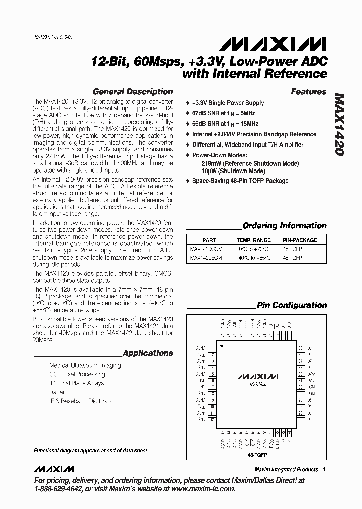 MAX1420_178061.PDF Datasheet