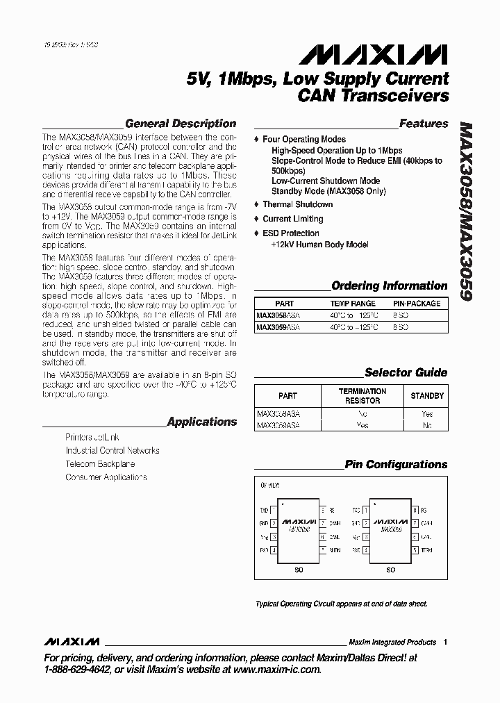 MAX3058_184371.PDF Datasheet