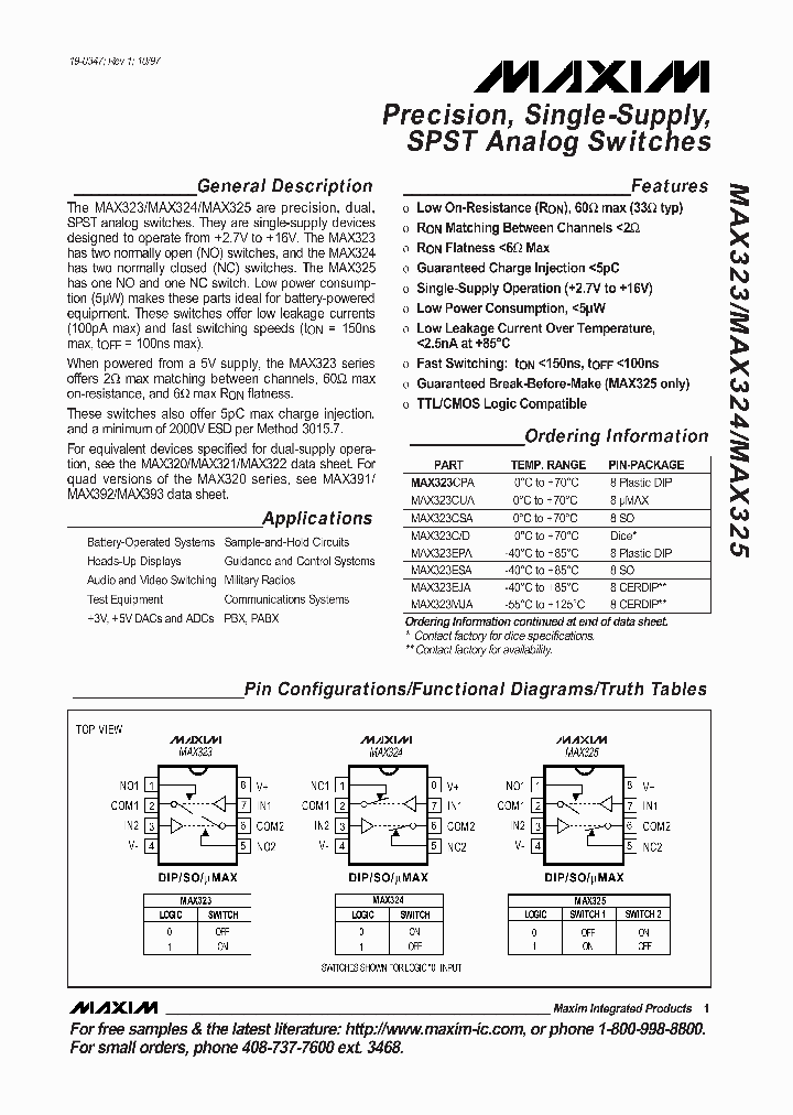 MAX323_29662.PDF Datasheet