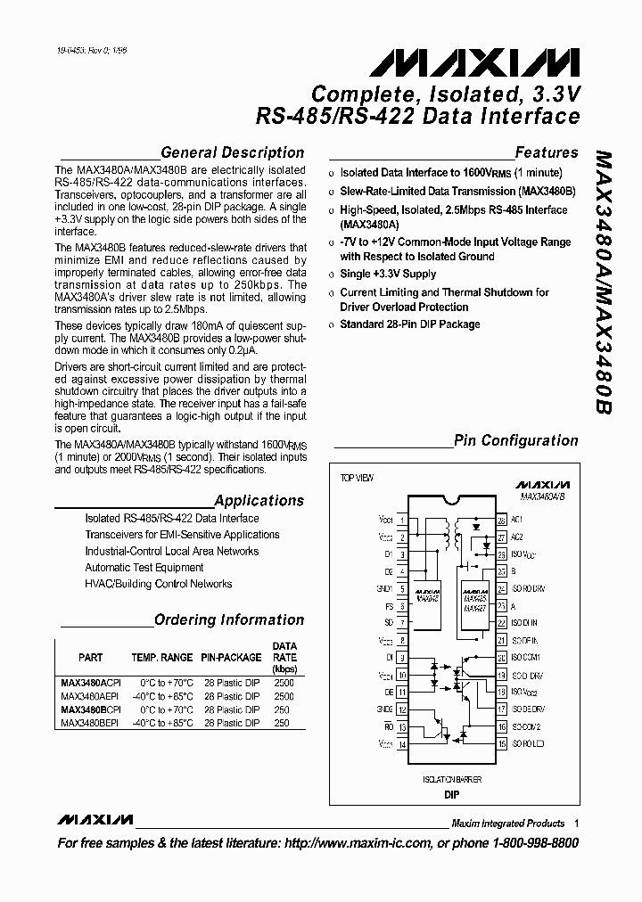 MAX3480A_112265.PDF Datasheet
