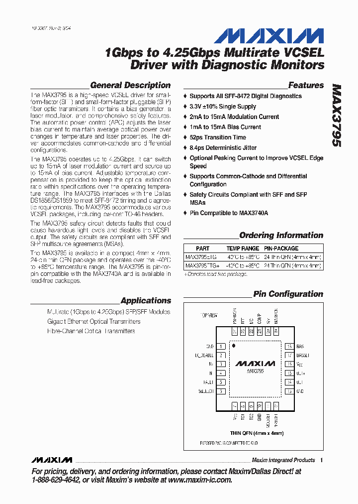 MAX3795_323951.PDF Datasheet