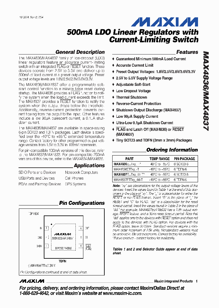 MAX4837_334604.PDF Datasheet