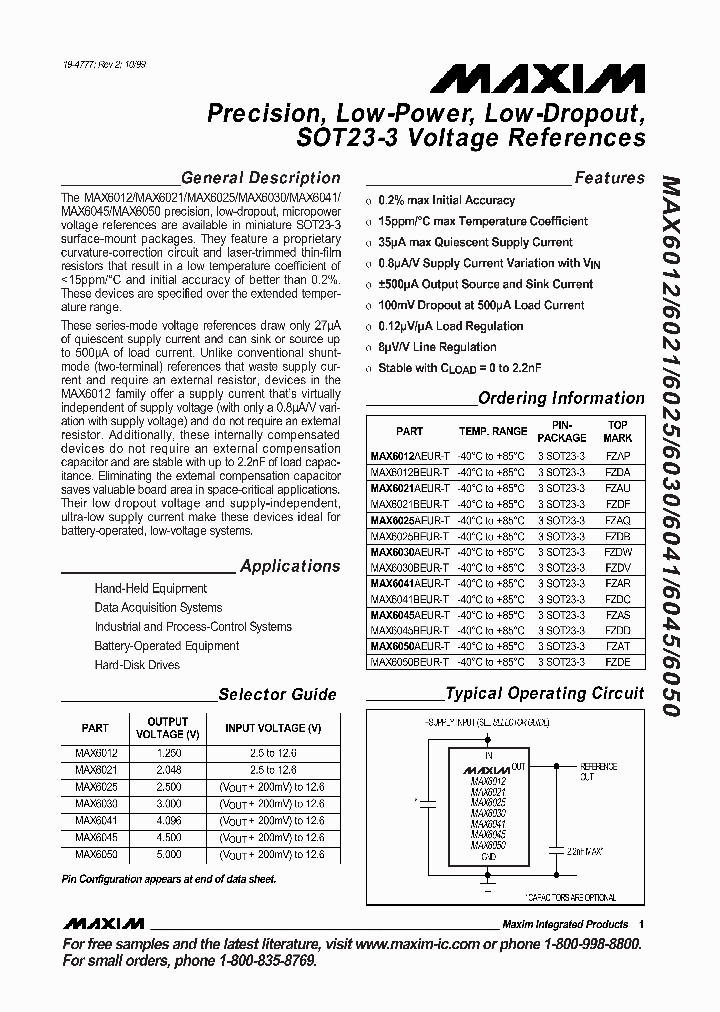 MAX6041AEUR-T_15559.PDF Datasheet