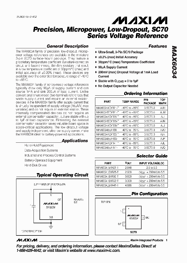 MAX6034EXR21-T_44212.PDF Datasheet