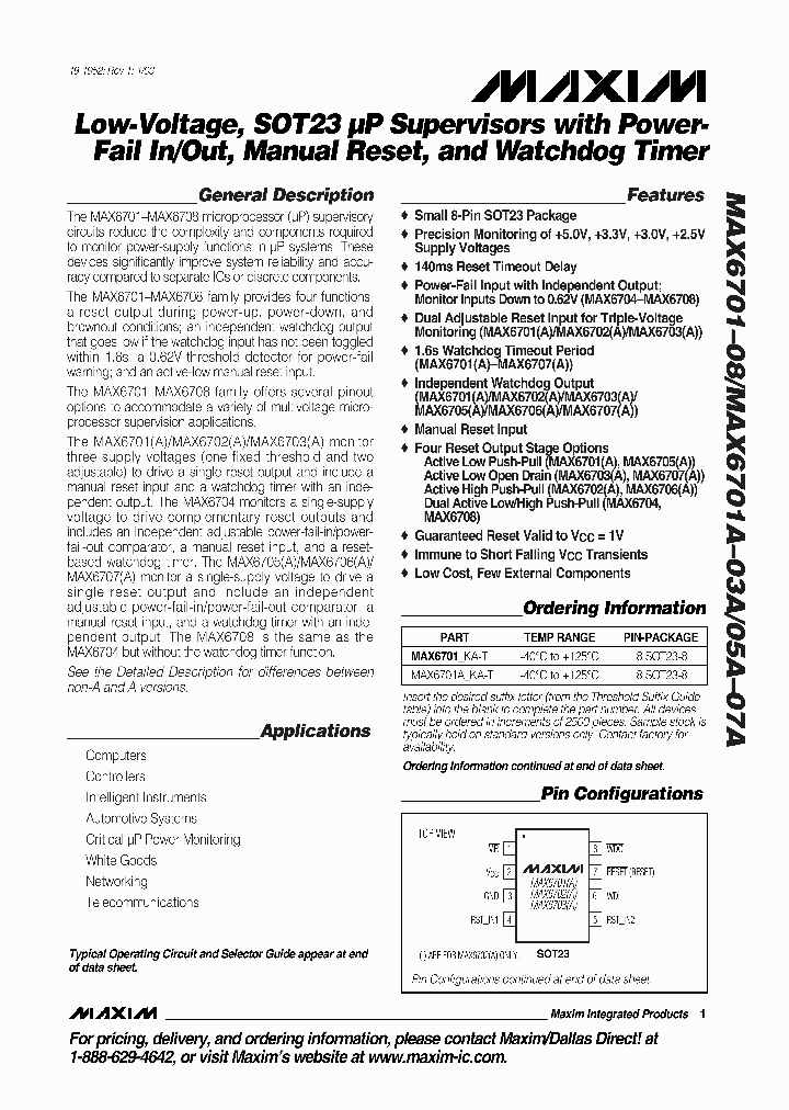 MAX6705A_345937.PDF Datasheet