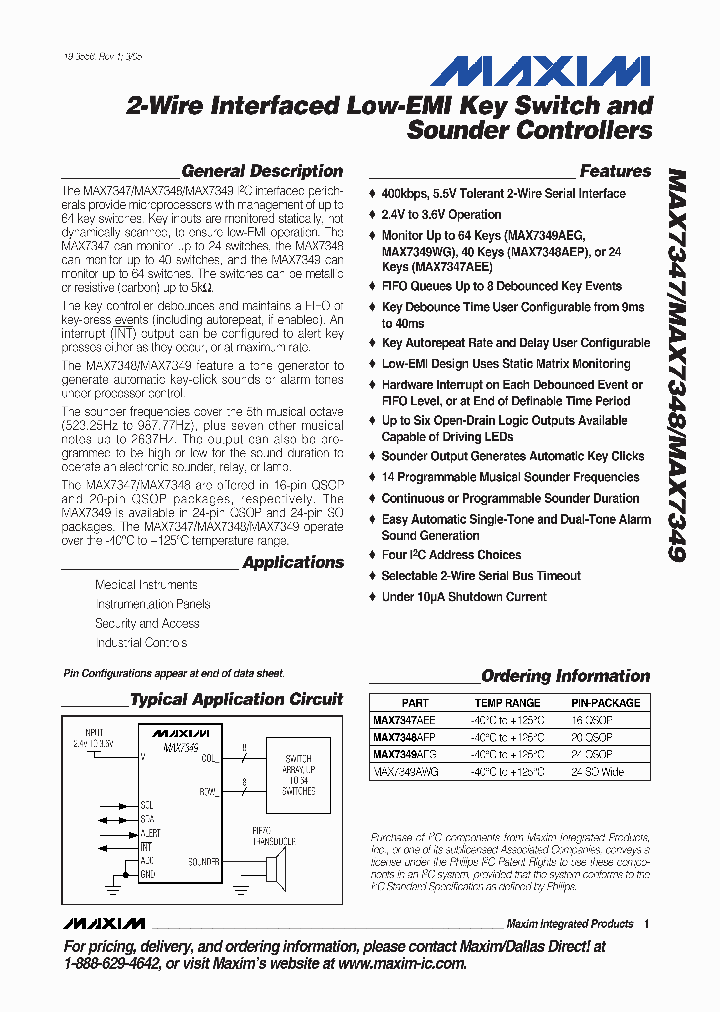 MAX7347_292889.PDF Datasheet