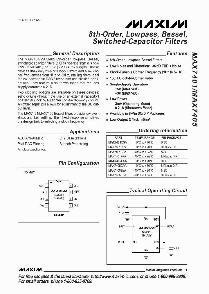 MAX7401_122921.PDF Datasheet