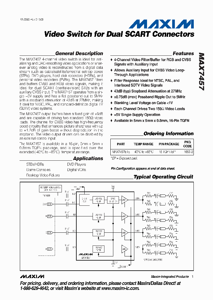 MAX7457_339750.PDF Datasheet