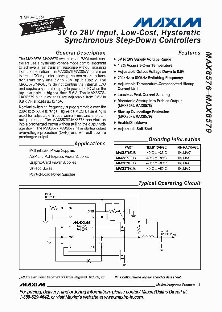 MAX8576_344697.PDF Datasheet