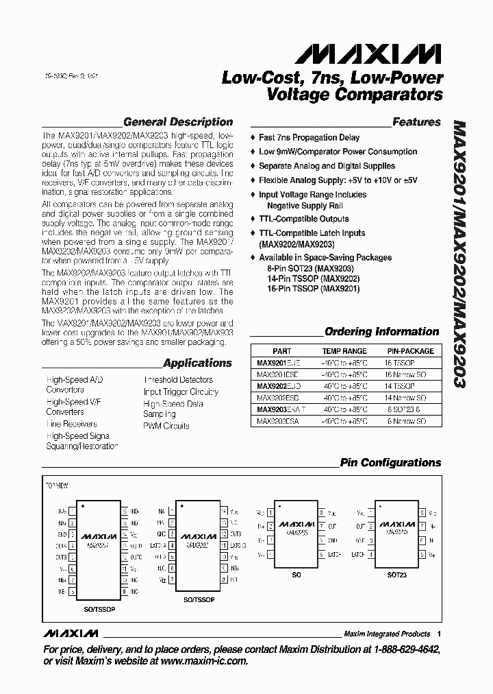 MAX9202_181503.PDF Datasheet