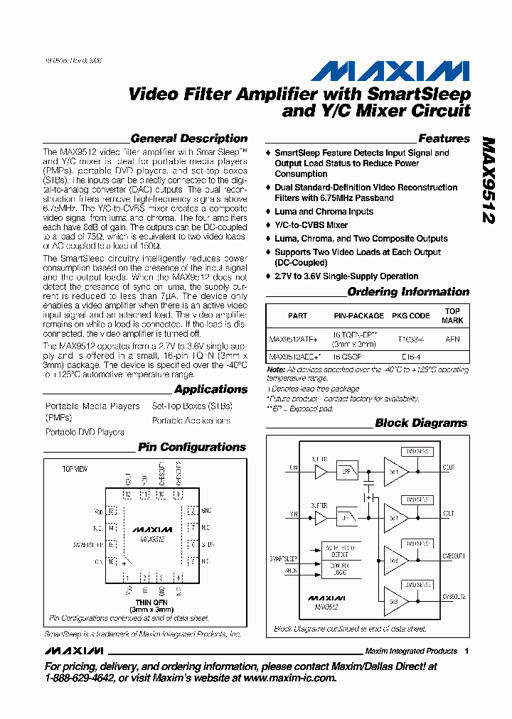 MAX9512_370119.PDF Datasheet