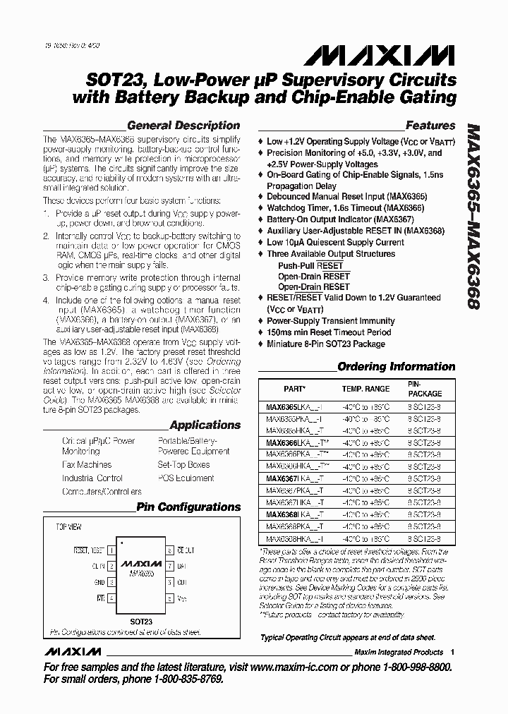 MAXIM_196409.PDF Datasheet
