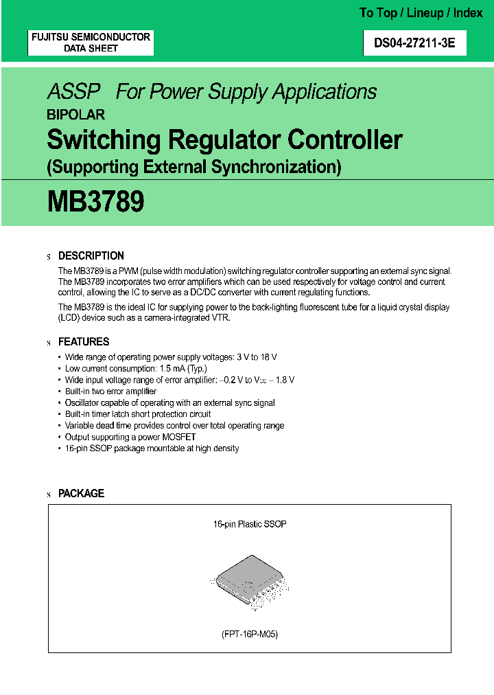 MB3789_336966.PDF Datasheet