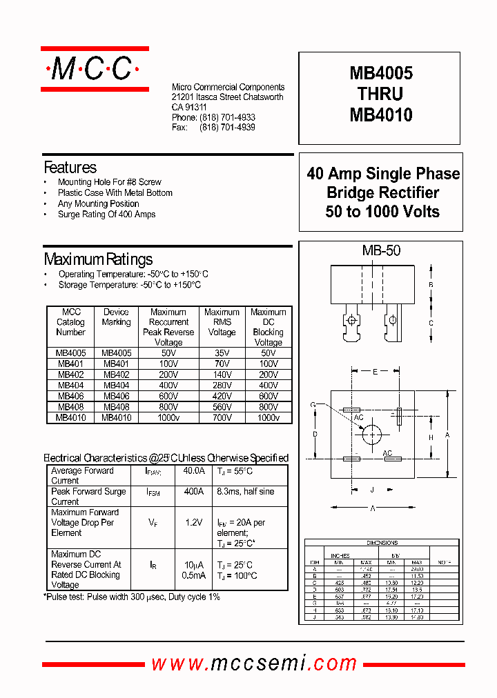 MB4005_316644.PDF Datasheet