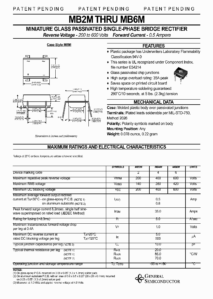MB6M_378694.PDF Datasheet