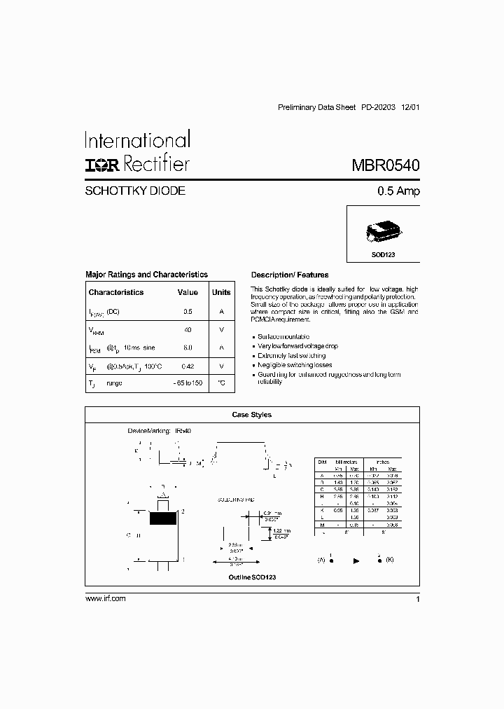 MBR0540_356727.PDF Datasheet