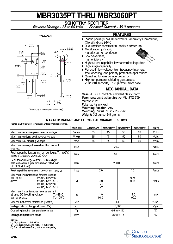 MBR3045PT_341476.PDF Datasheet