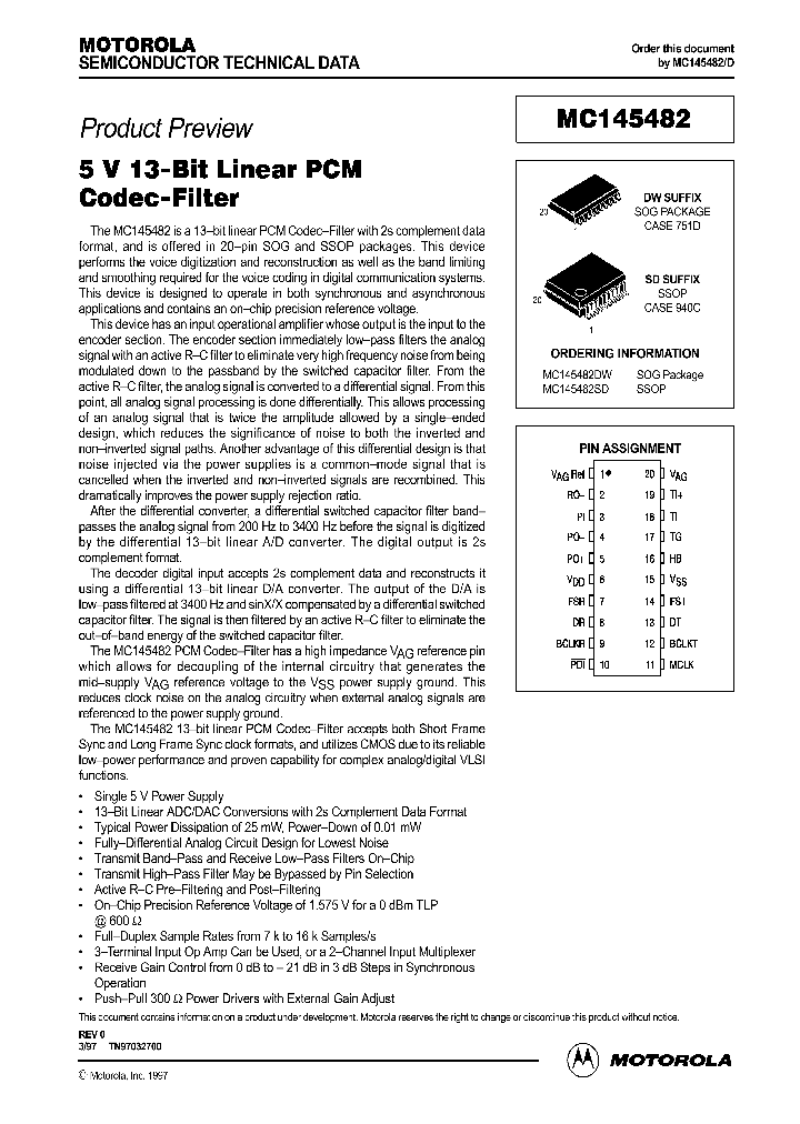 MC145482_317416.PDF Datasheet