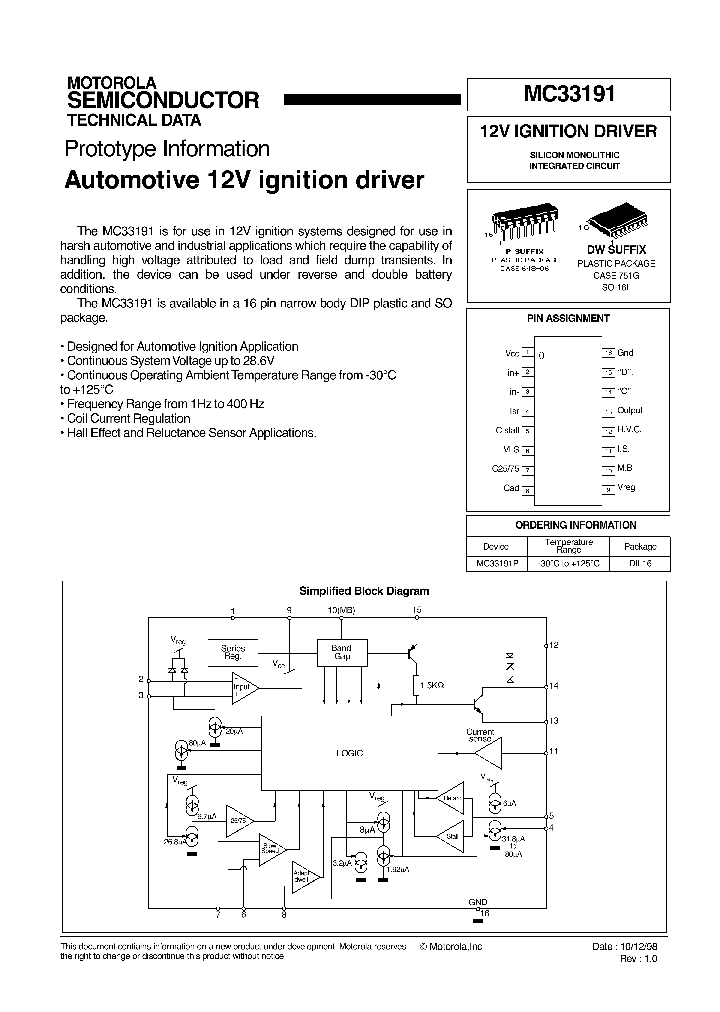 MC33191_341796.PDF Datasheet
