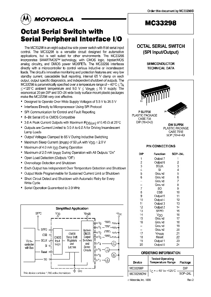 MC33298DW_184699.PDF Datasheet