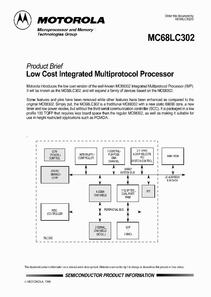 MC68LC302_338251.PDF Datasheet