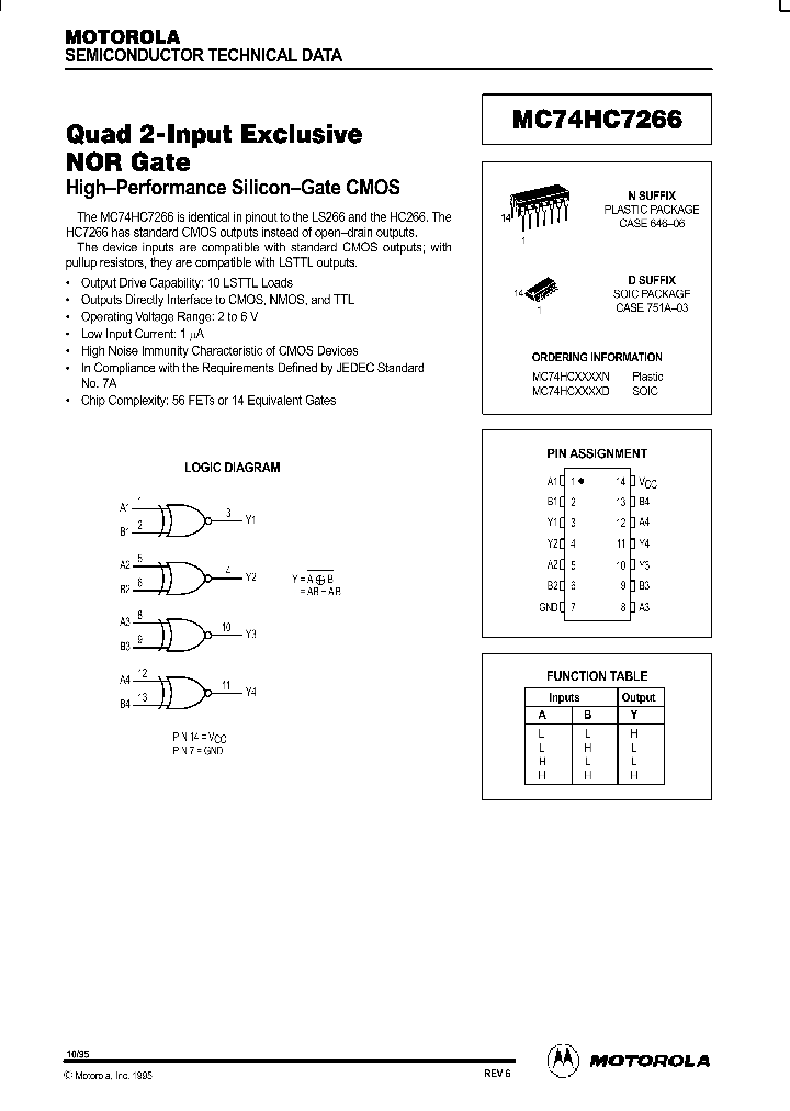 MC74HC7266_313709.PDF Datasheet