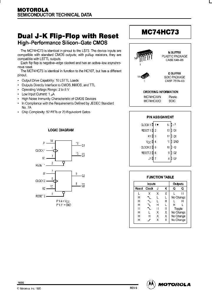 MC74HC73_96200.PDF Datasheet