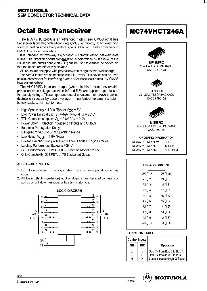 MC74VHCT245A_176954.PDF Datasheet