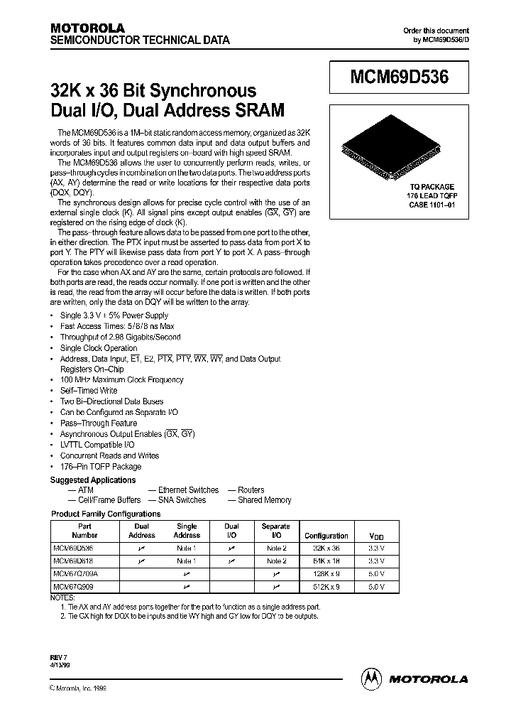 MCM69D536_313369.PDF Datasheet
