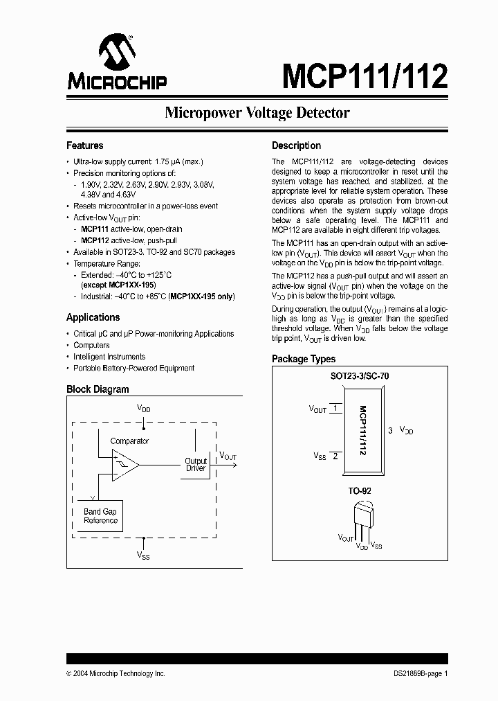 MCP111_381149.PDF Datasheet