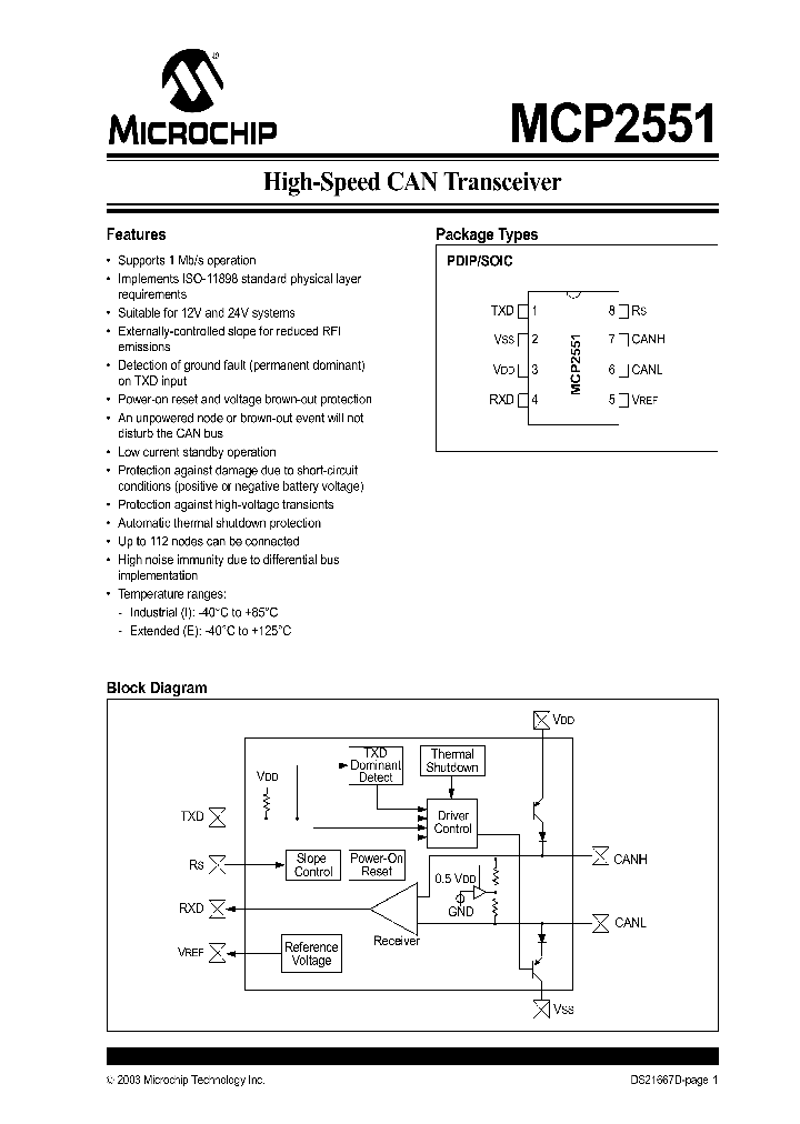 MCP2551_201724.PDF Datasheet