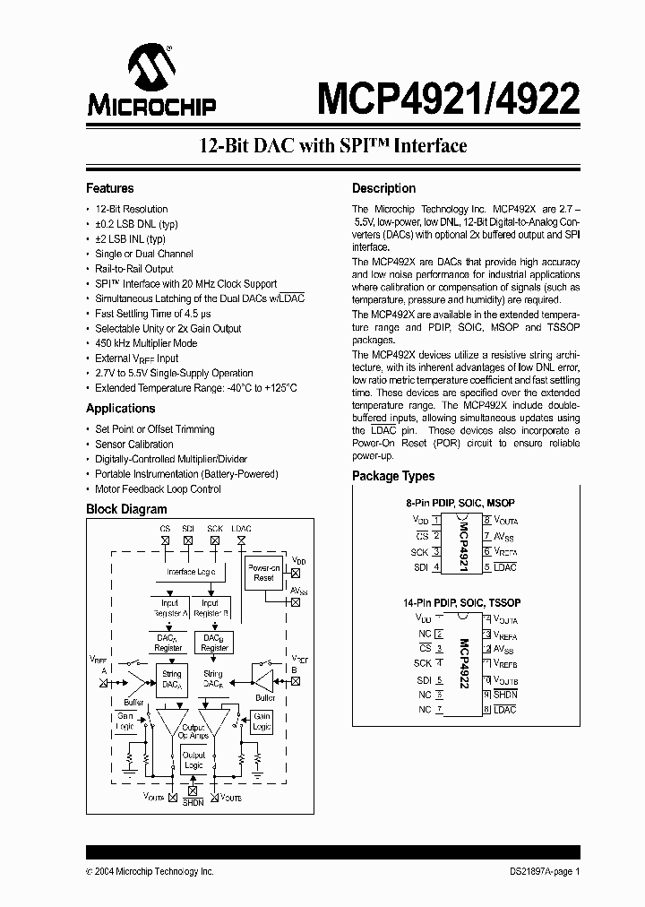 MCP4921_337630.PDF Datasheet