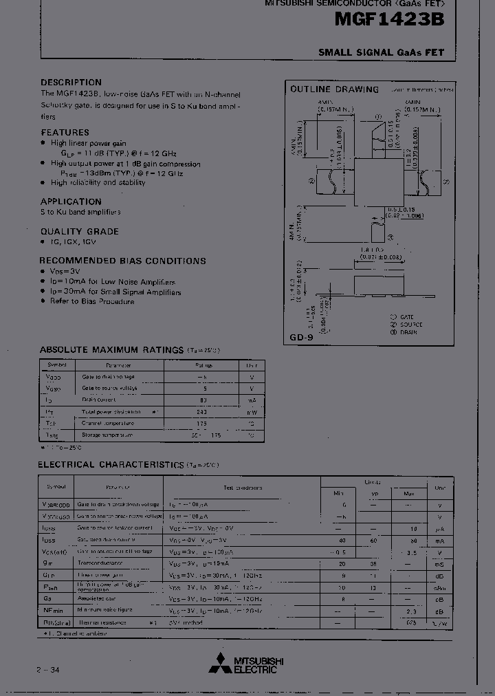MGF1423B_314270.PDF Datasheet