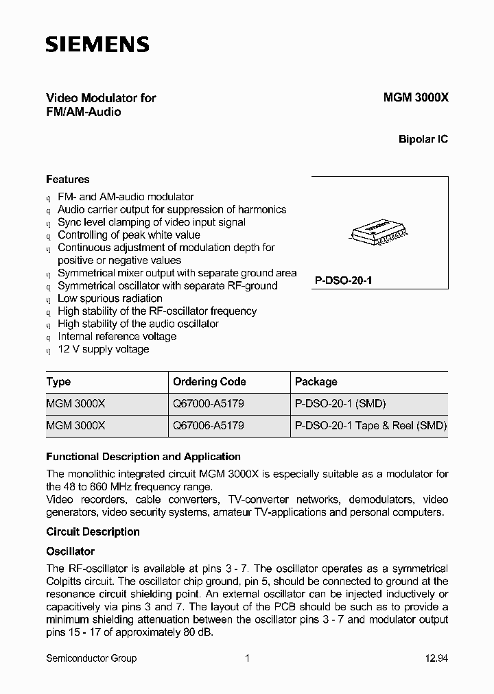MGM3000X_318540.PDF Datasheet