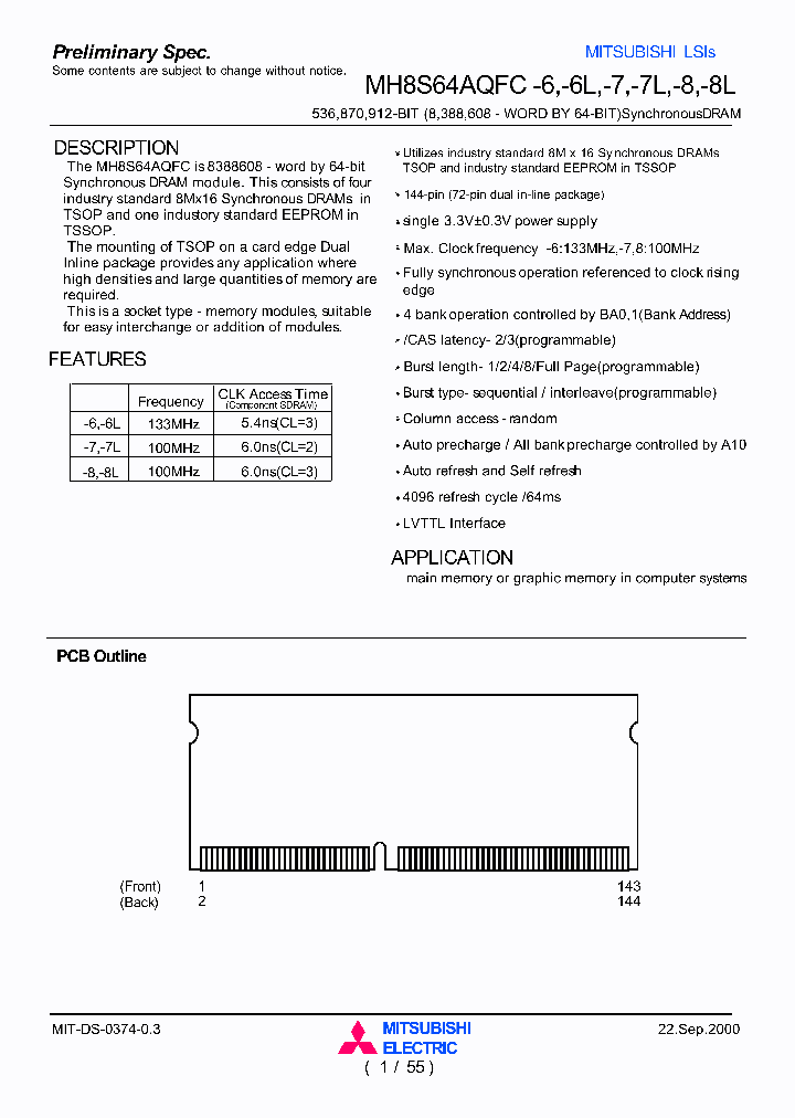MH8S64AQFC-6_363384.PDF Datasheet